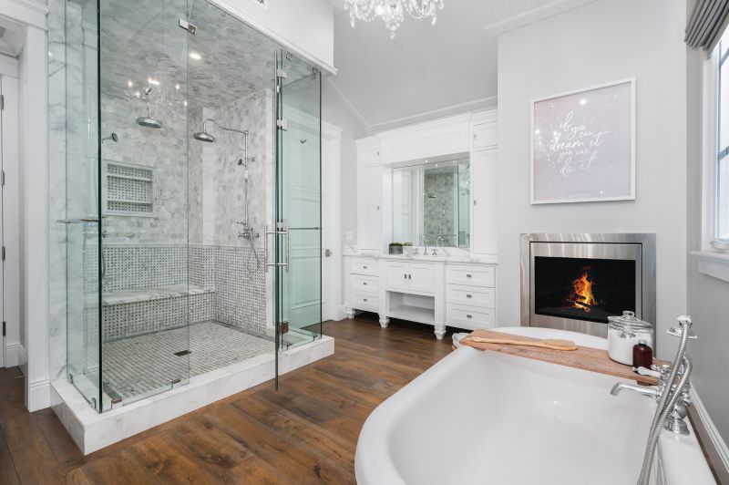 Expansive Walk-In Shower